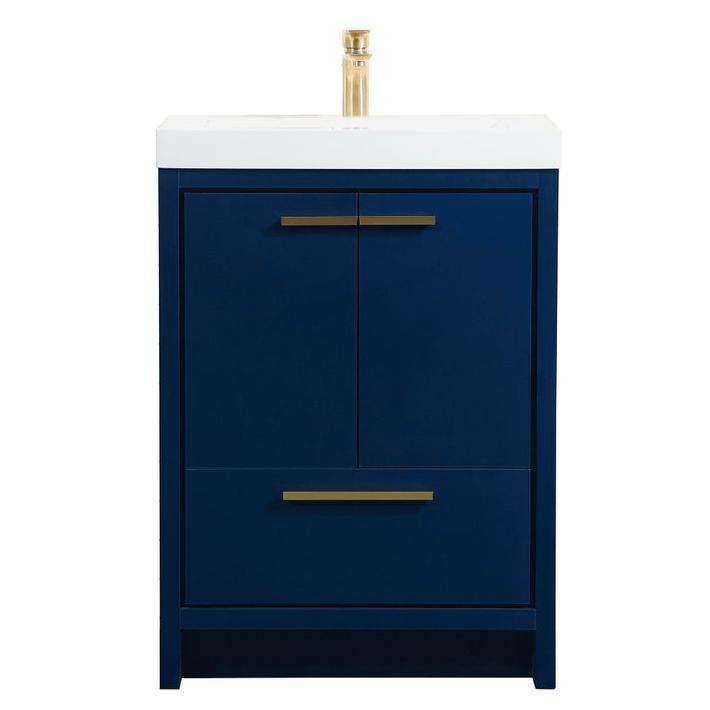 VF46024MBL 24" Single Bathroom Vanity in Blue