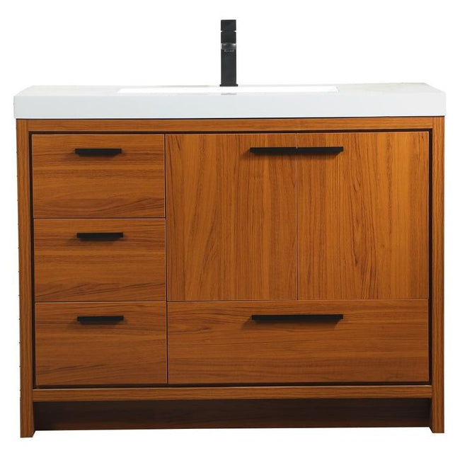 VF46042MTK 42" Single Bathroom Vanity in Teak