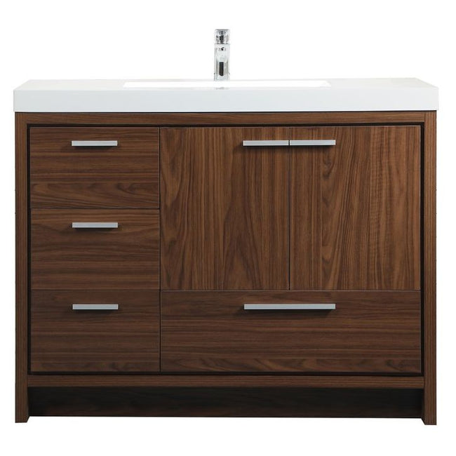 VF46042MWT 42" Single Bathroom Vanity in Walnut