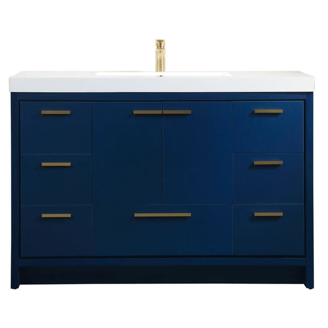 VF46048MBL 48" Single Bathroom Vanity in Blue
