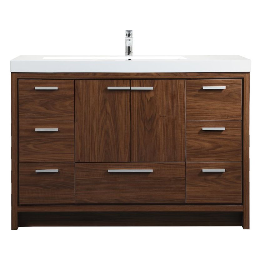 VF46048MWT 48" Single Bathroom Vanity in Walnut