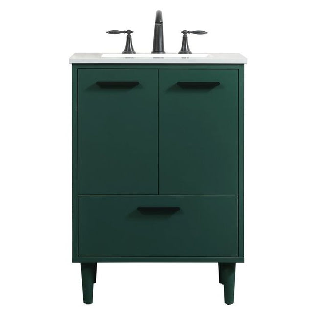 VF47024MGN 24" Bathroom Vanity in Green