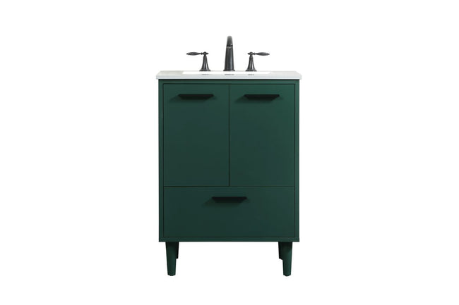 VF47024MGN 24" Bathroom Vanity in Green