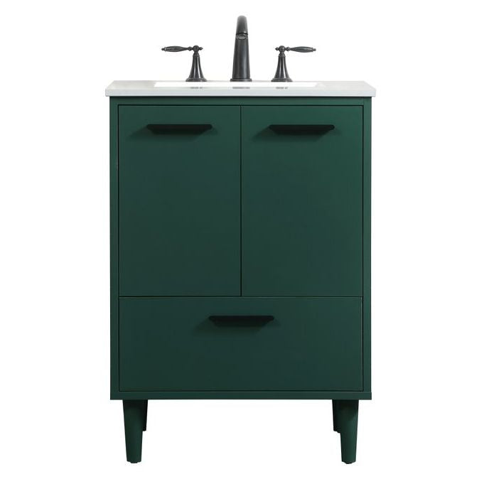 VF47024MGN 24" Bathroom Vanity in Green