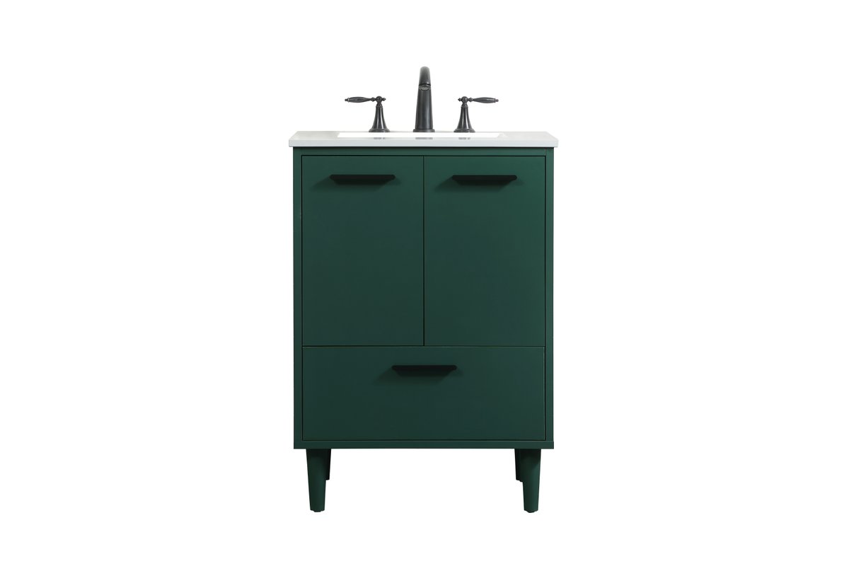 VF47024MGN 24" Bathroom Vanity in Green