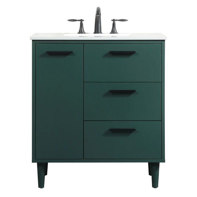 VF47030MGN 30" Bathroom Vanity in Green