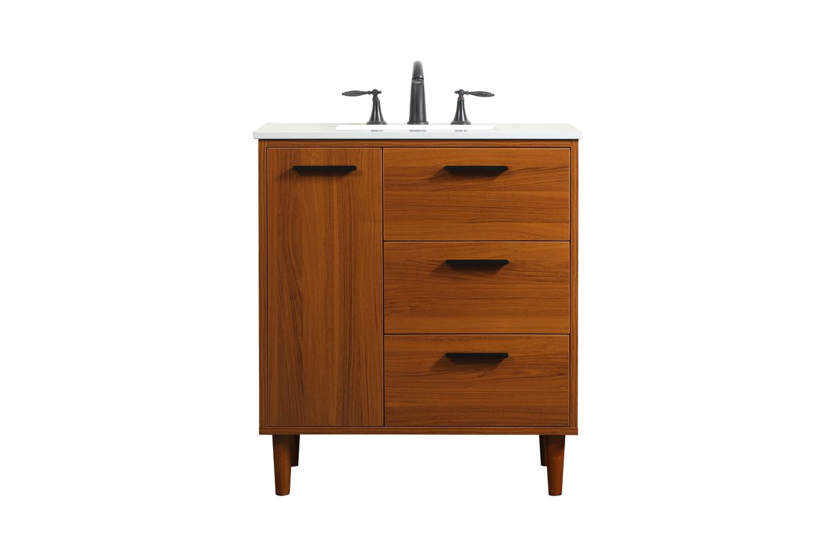 VF47030MTK 30" Bathroom Vanity in Teak