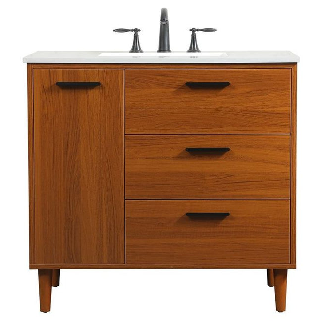 VF47036MTK 36" Bathroom Vanity in Teak