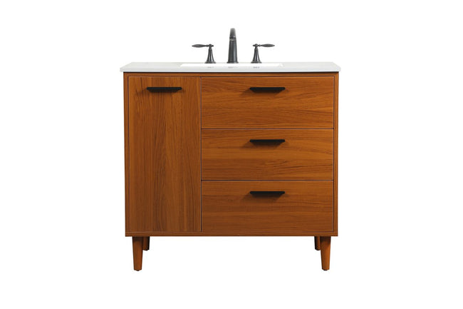 VF47036MTK 36" Bathroom Vanity in Teak