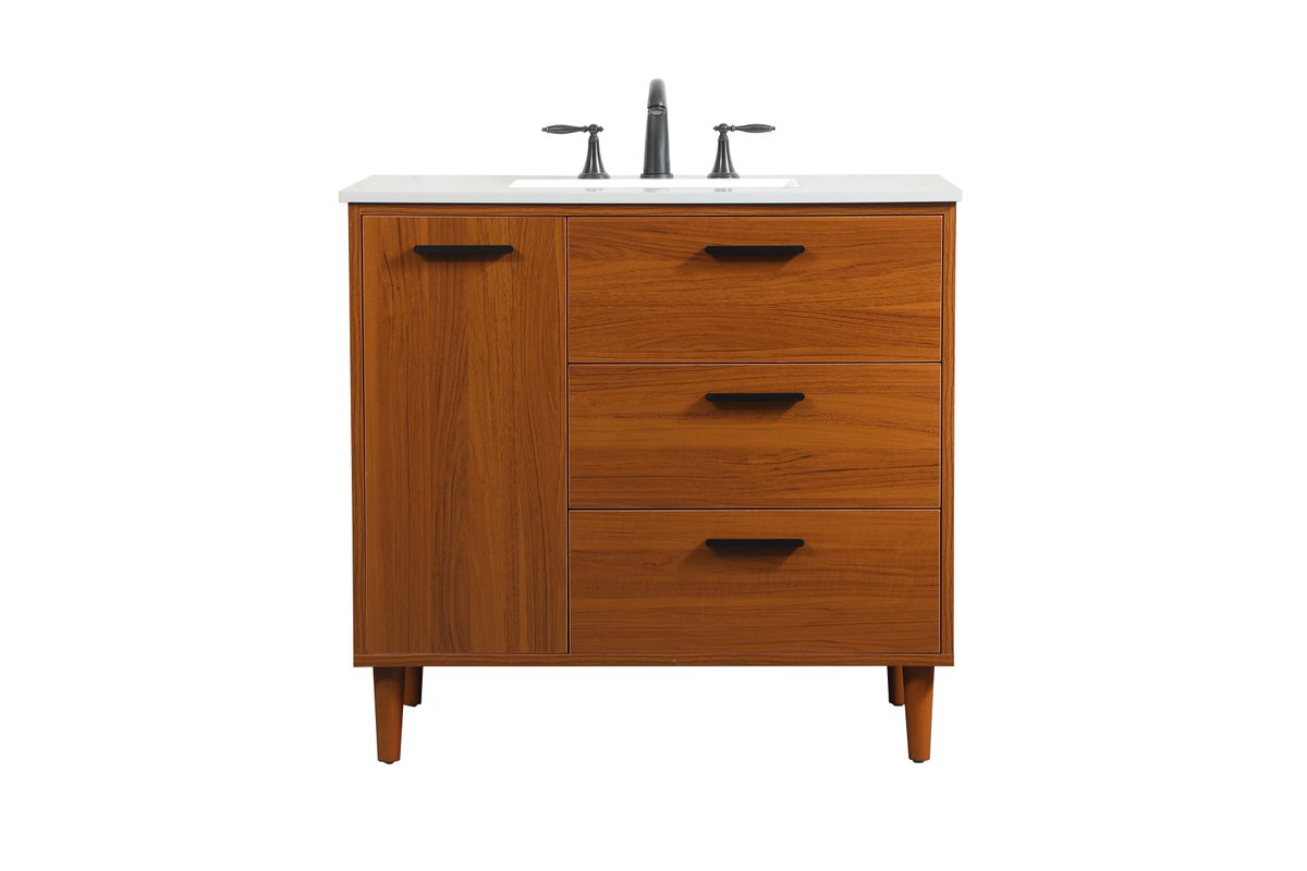 VF47036MTK 36" Bathroom Vanity in Teak