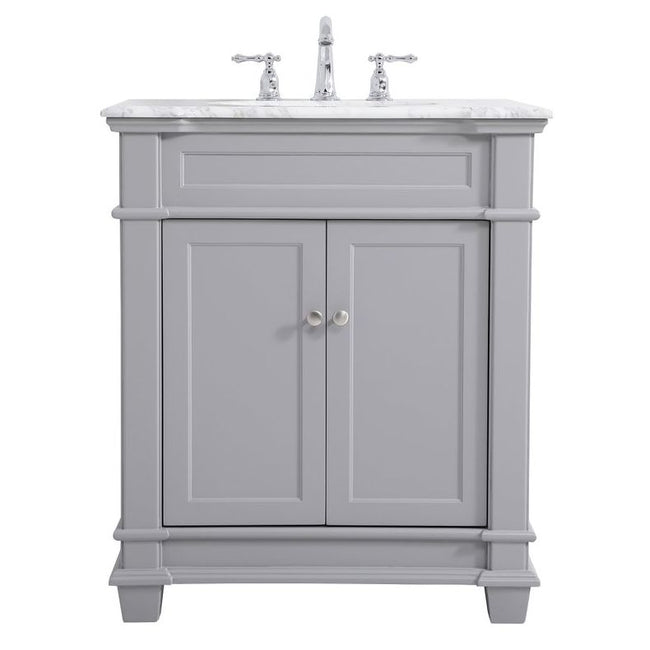 VF50030GR 30" Single Bathroom Vanity Set in Grey