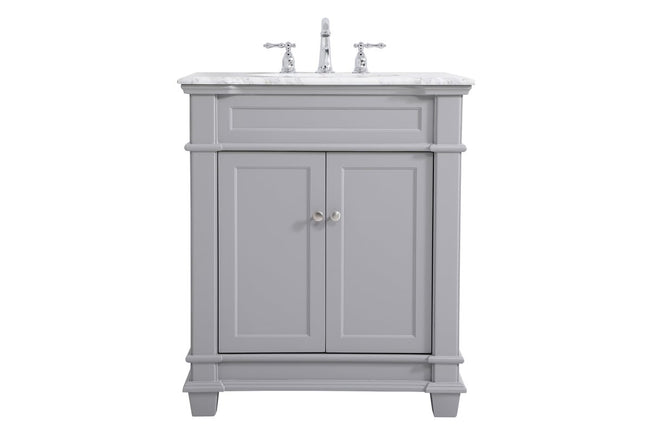 VF50030GR 30" Single Bathroom Vanity Set in Grey