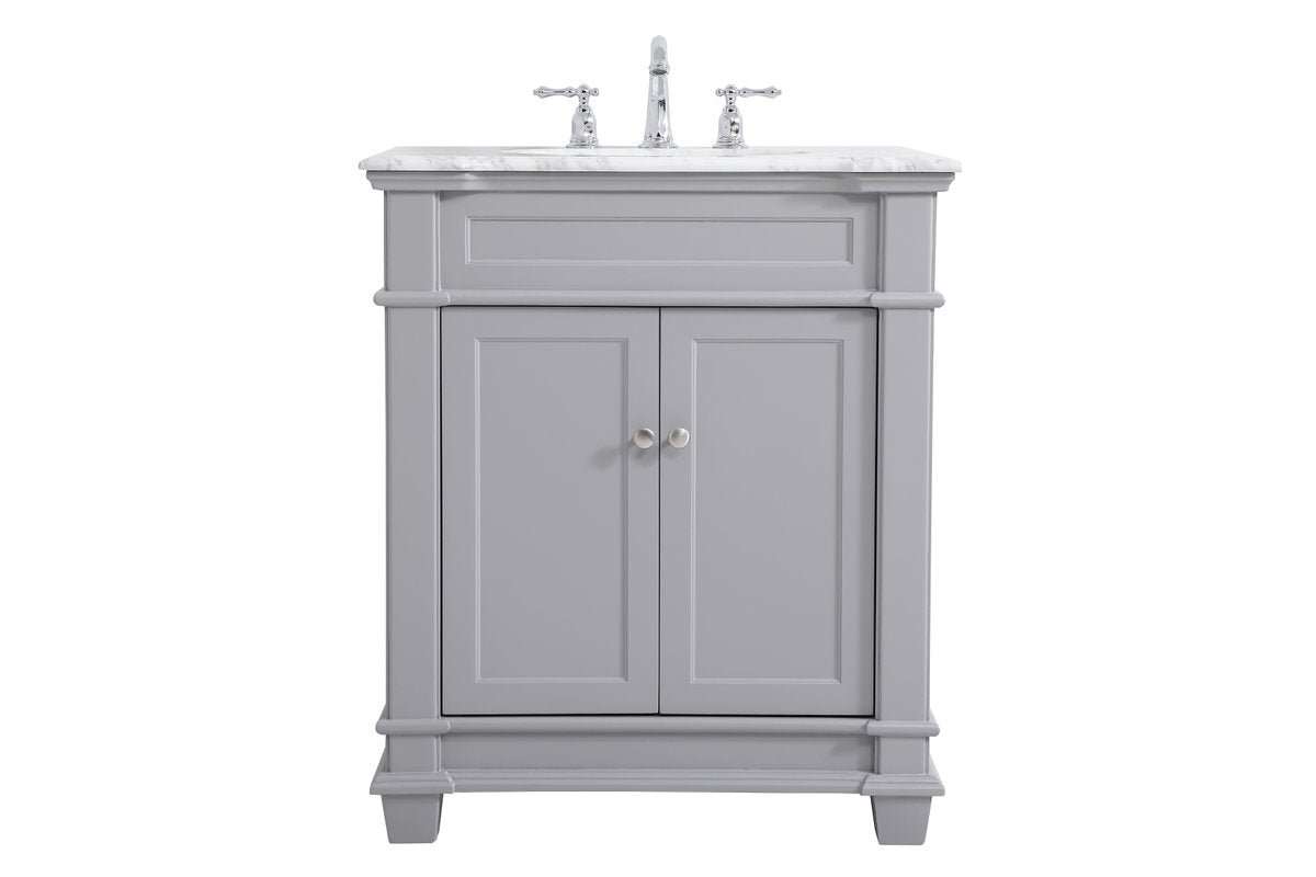 VF50030GR 30" Single Bathroom Vanity Set in Grey