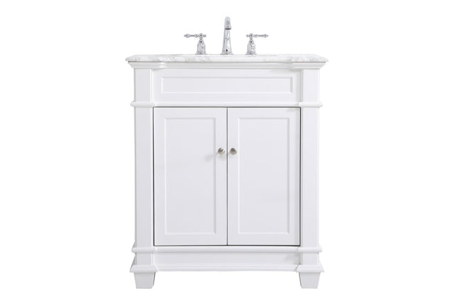 VF50030WH 30" Single Bathroom Vanity Set in White