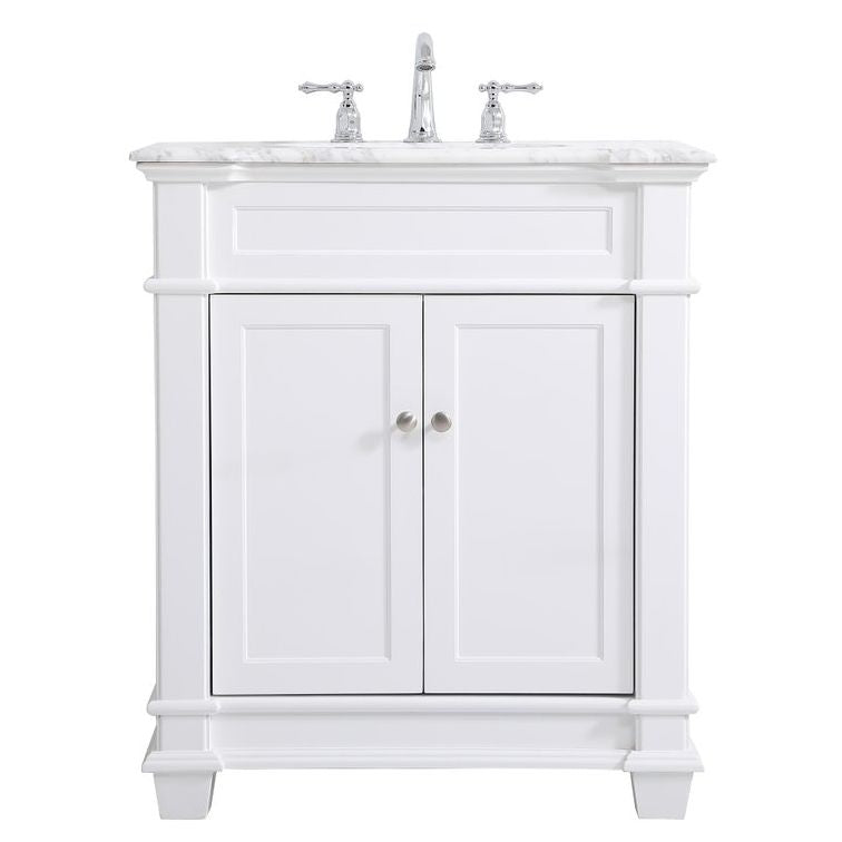 VF50030WH 30" Single Bathroom Vanity Set in White