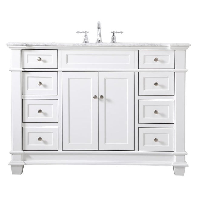 VF50048WH 48" Single Bathroom Vanity Set in White