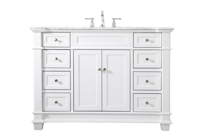 VF50048WH 48" Single Bathroom Vanity Set in White