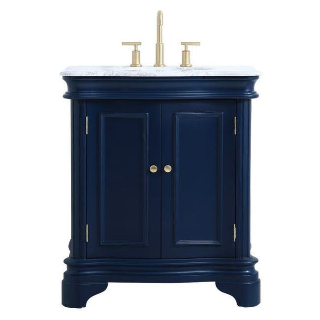 VF52030BL 30" Single Bathroom Vanity Set in Blue