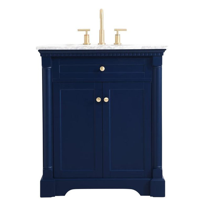 VF53030BL 30" Single Bathroom Vanity in Blue