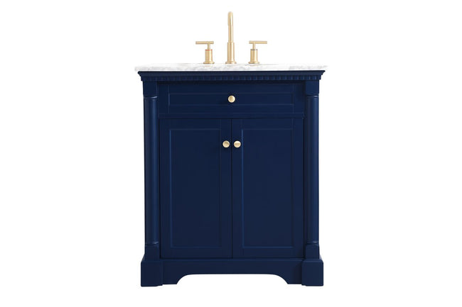 VF53030BL 30" Single Bathroom Vanity in Blue