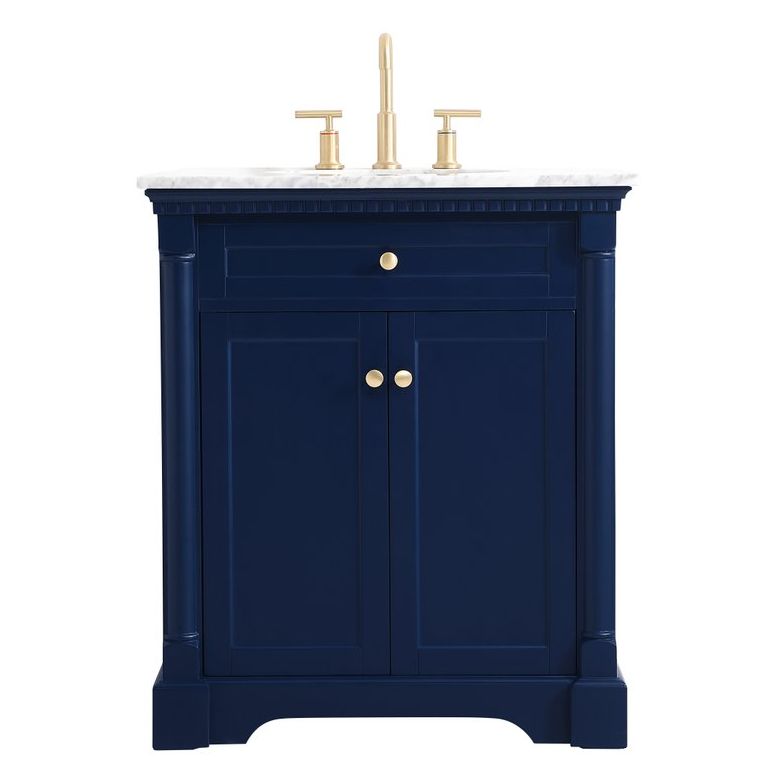 VF53030BL 30" Single Bathroom Vanity in Blue