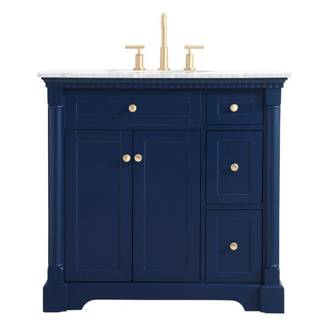 VF53036BL 36" Single Bathroom Vanity in Blue