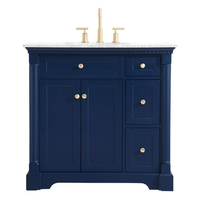 VF53036BL 36" Single Bathroom Vanity in Blue