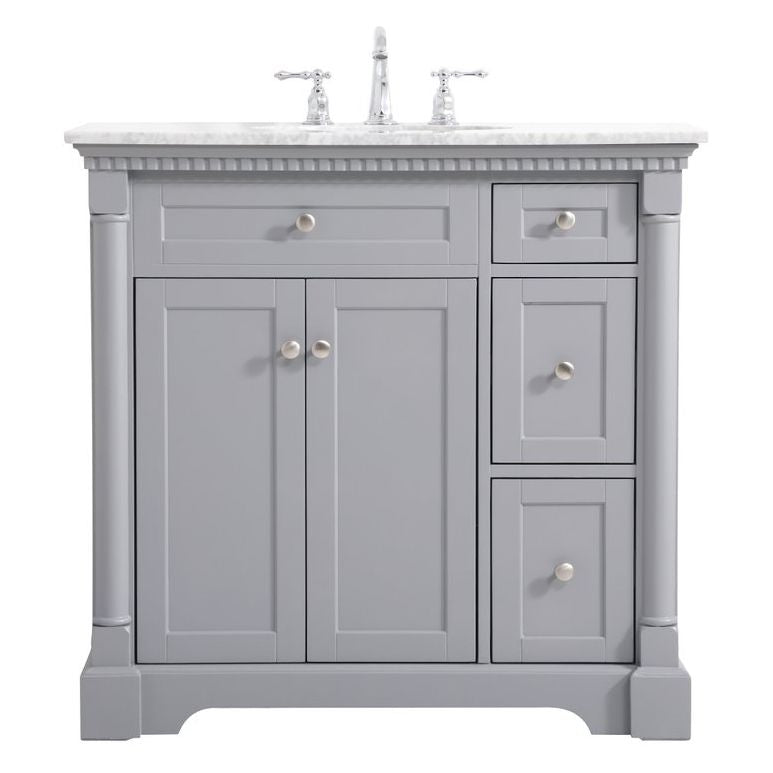 VF53036GR 36" Single Bathroom Vanity in Grey