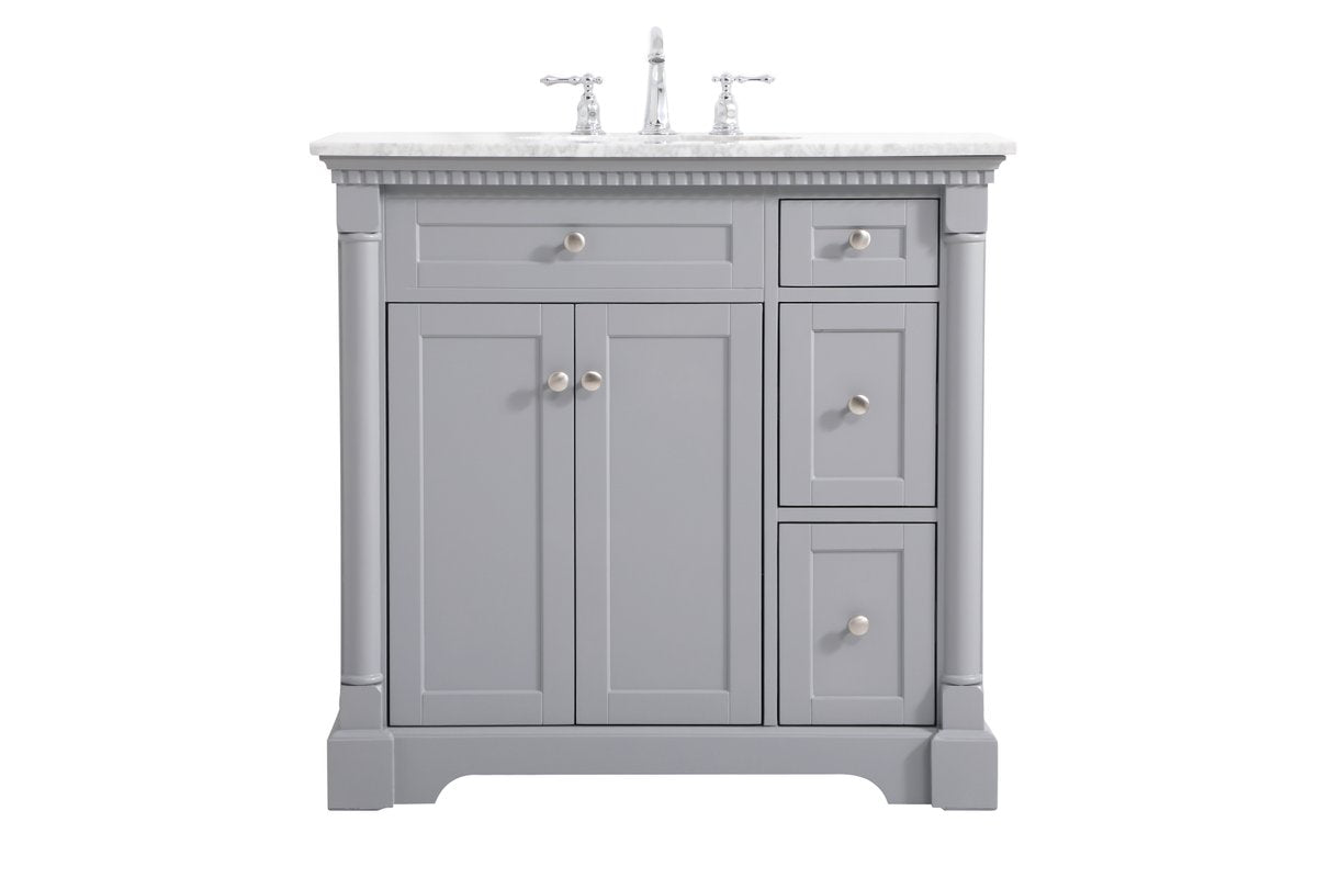 VF53036GR 36" Single Bathroom Vanity in Grey
