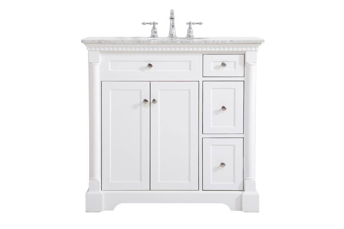 VF53036WH 36" Single Bathroom Vanity in White