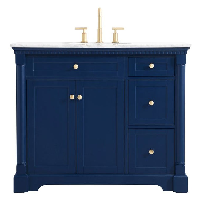 VF53042BL 42" Single Bathroom Vanity in Blue