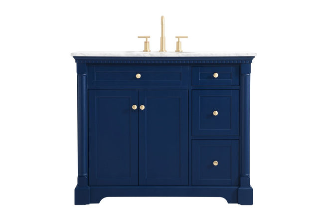 VF53042BL 42" Single Bathroom Vanity in Blue