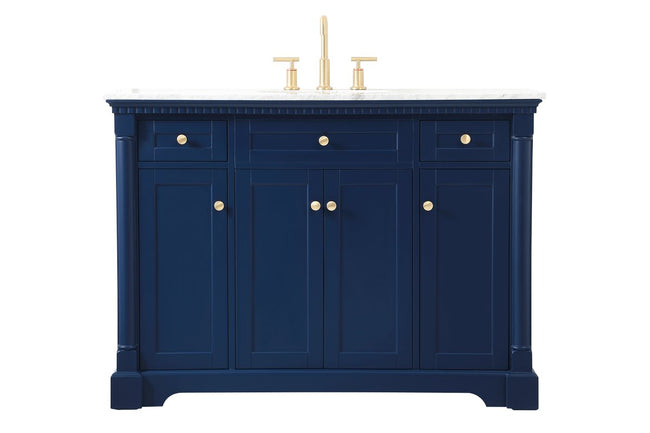 VF53048BL 48" Single Bathroom Vanity in Blue