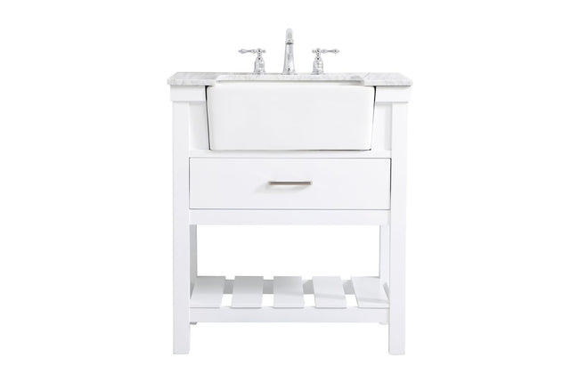 VF60130WH 30" Single Bathroom Vanity in White