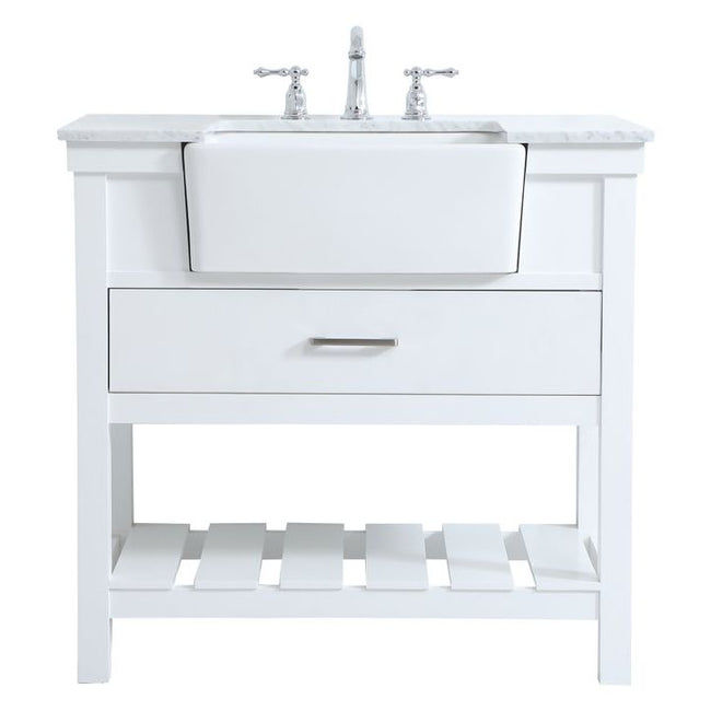 VF60136WH 36" Single Bathroom Vanity in White