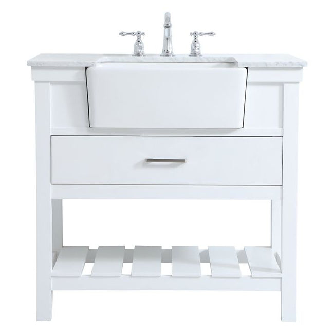 VF60136WH 36" Single Bathroom Vanity in White