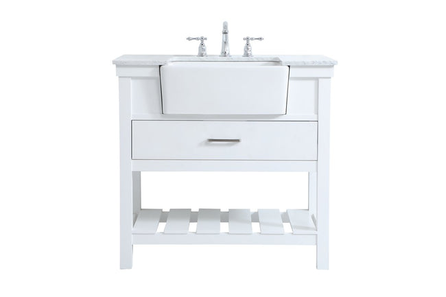 VF60136WH 36" Single Bathroom Vanity in White