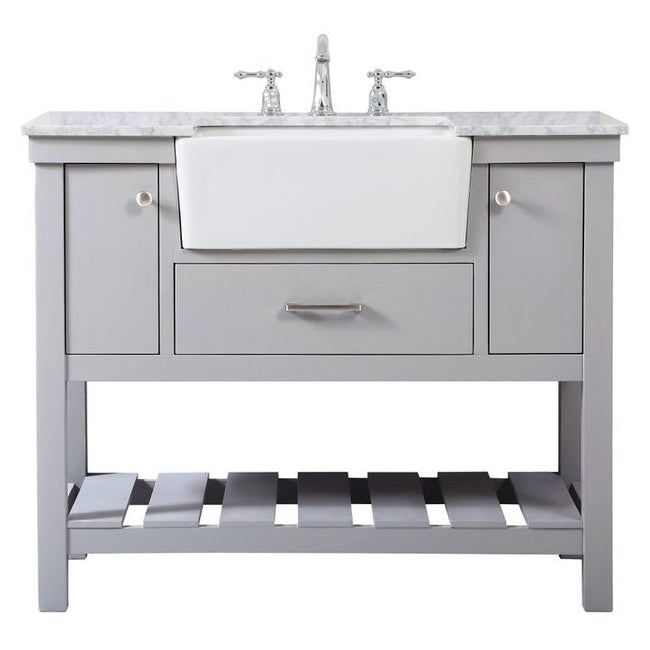 VF60142GR 42" Single Bathroom Vanity in Grey