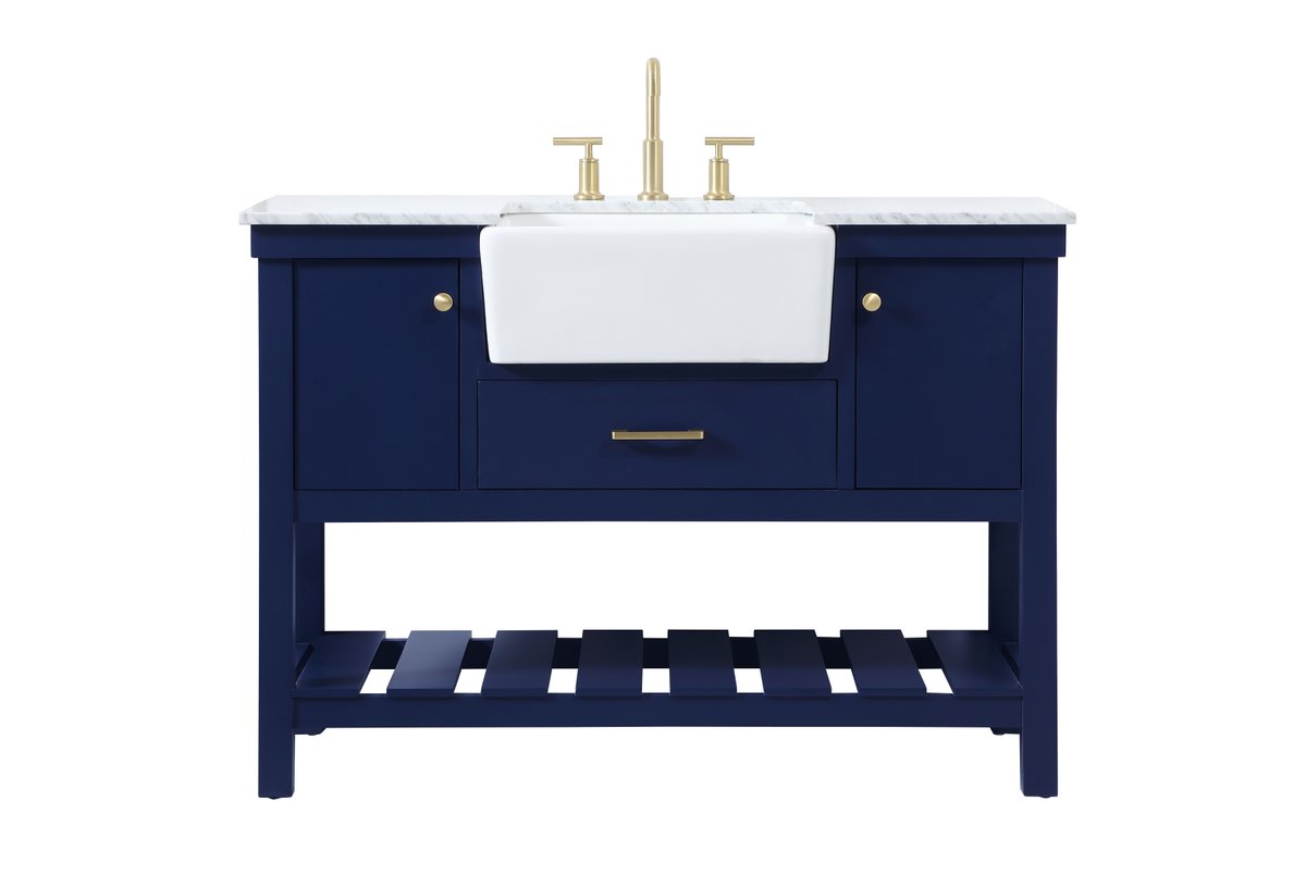 VF60148BL 48" Single Bathroom Vanity in Blue