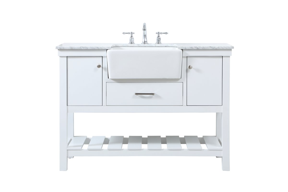 VF60148WH 48" Single Bathroom Vanity in White