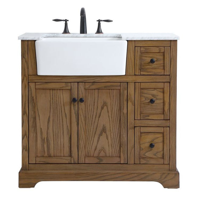 VF60236DW 36" Single Bathroom Vanity in Driftwood