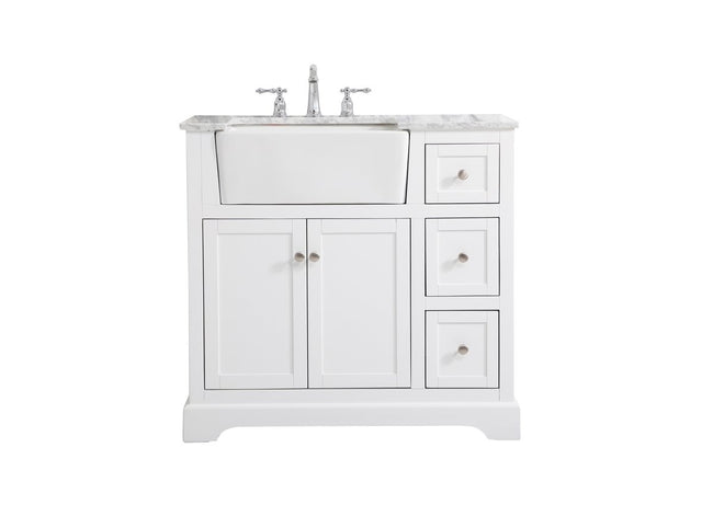 VF60236WH 36" Single Bathroom Vanity in White