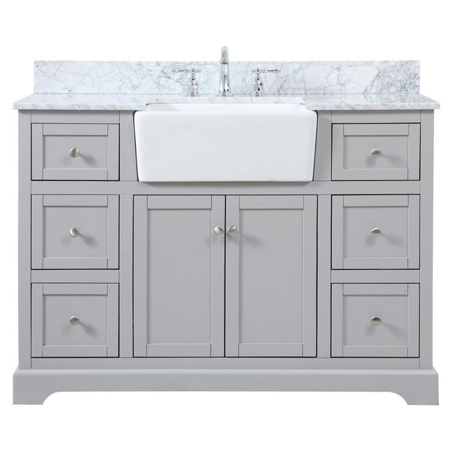 VF60248GR-BS 48" Single Bathroom Vanity in Grey
