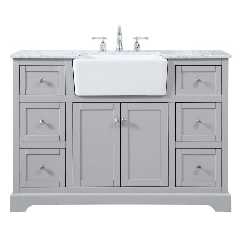 VF60248GR 48" Single Bathroom Vanity in Grey