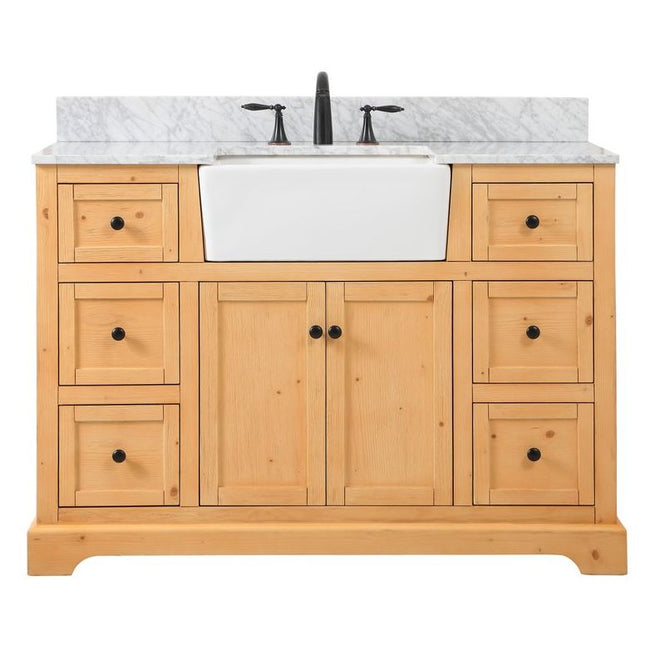 VF60248NW-BS 48" Single Bathroom Vanity in Natural Wood