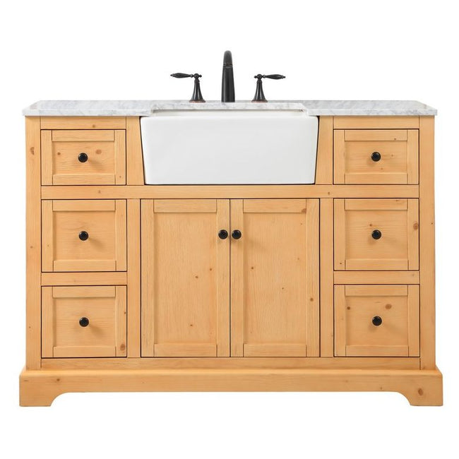 VF60248NW 48" Single Bathroom Vanity in Natural Wood