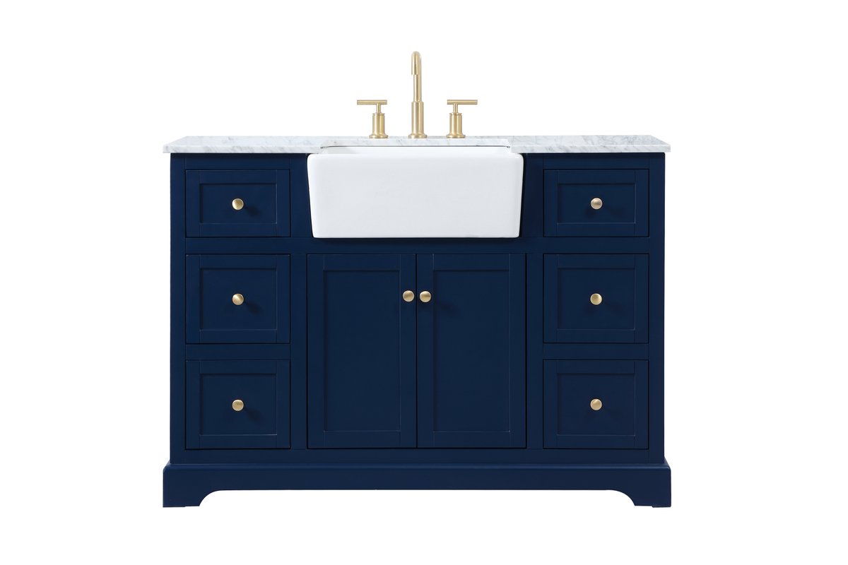 VF60248BL 48" Single Bathroom Vanity in Blue
