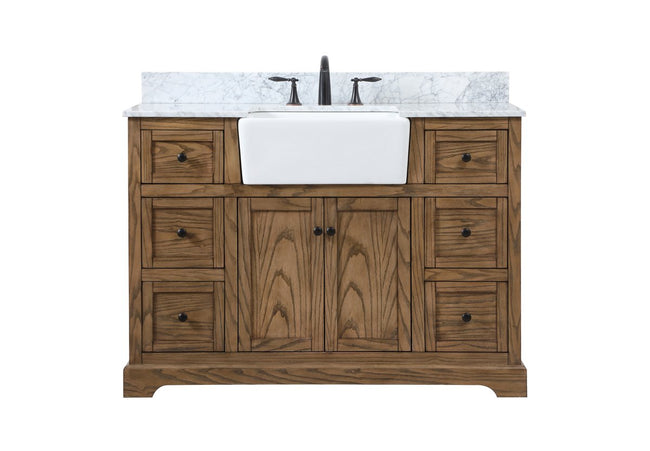VF60248DW-BS 48" Single Bathroom Vanity in Driftwood