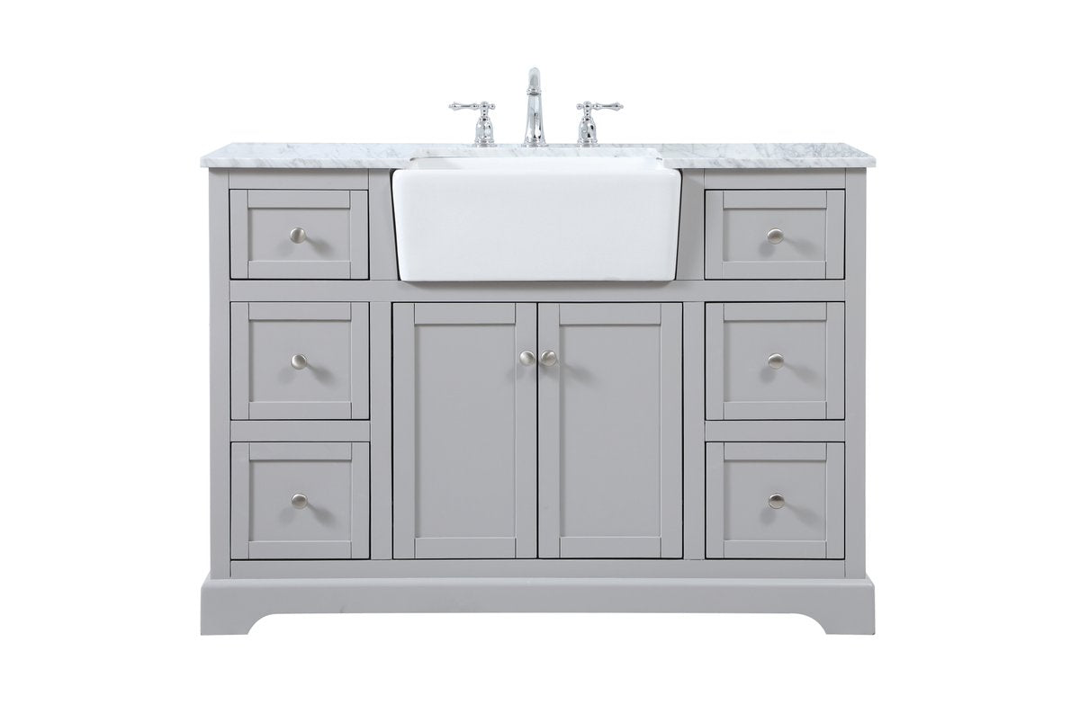 VF60248GR 48" Single Bathroom Vanity in Grey