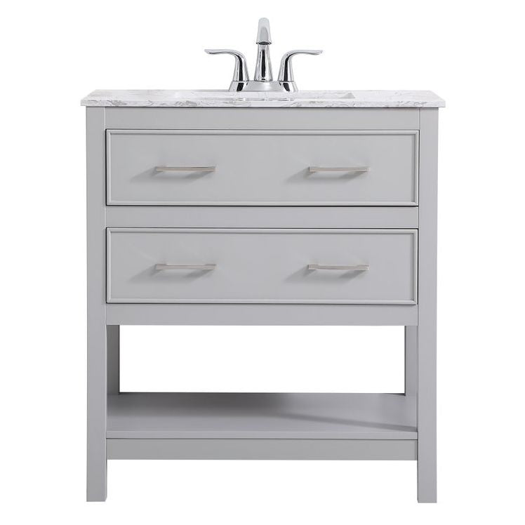 VF90130GR 30" Single Bathroom Vanity in Grey